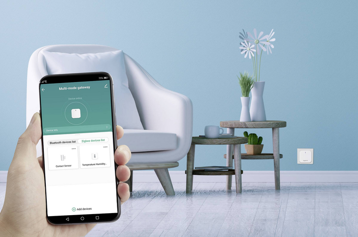 Sygonix Sy 6052182 Gateway Weiß Zig Bee Smart Living Produkt Sanitär Gerät B-Ware