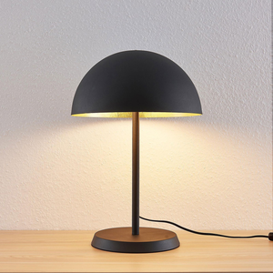 B-Ware Lindby Tischleuchte Idalene Schreibtischlampe Bürolampe E27 Metall Schwarz G684