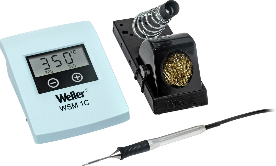 Weller WSM1C Lötstation digital 50 W 100 - 400 °C Akkubetrieben inkl. Ablage
