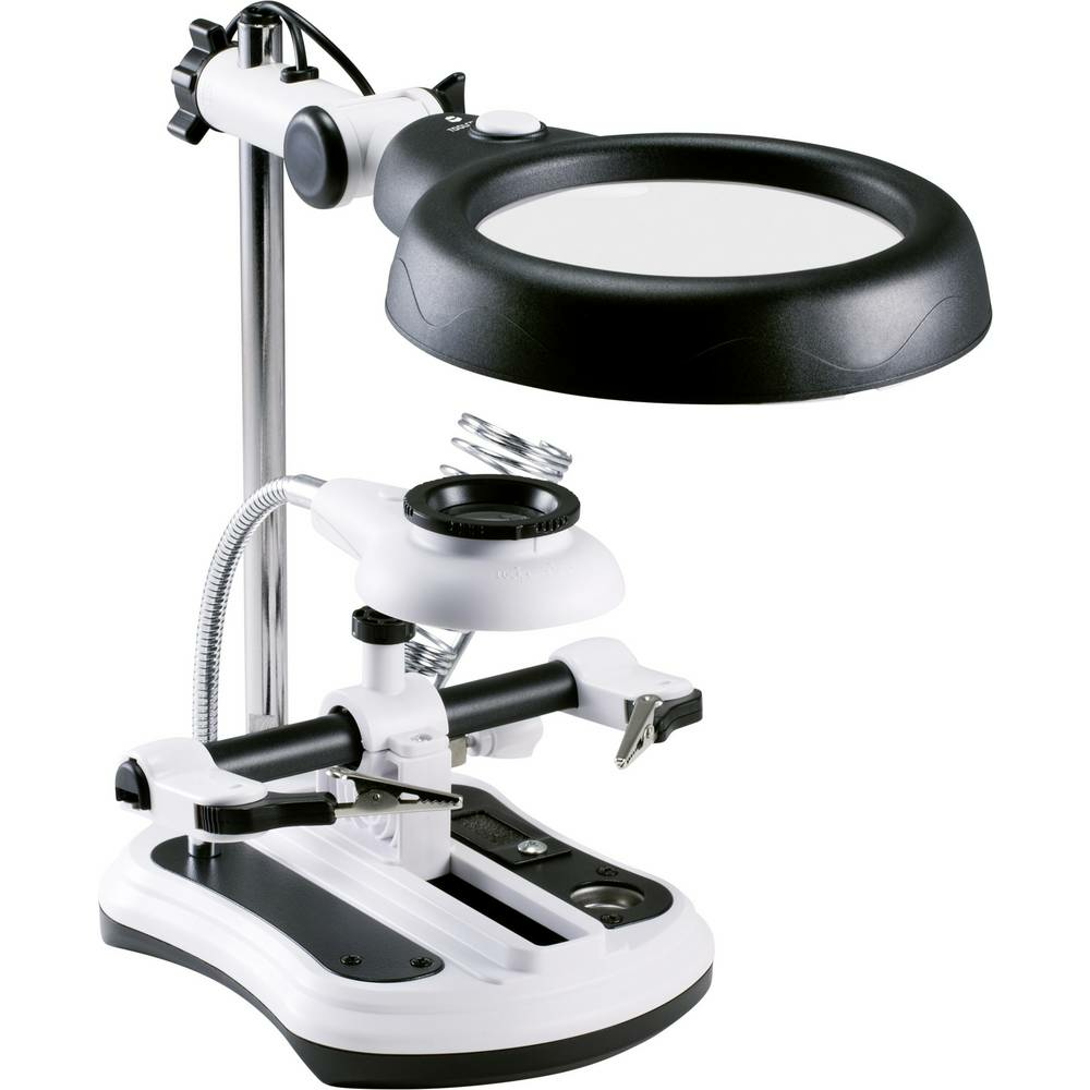Lampe loupe LED Toolcraft To 7427316, station de loupe, atelier, loupe, loupe 317 (produit d'occasion).
