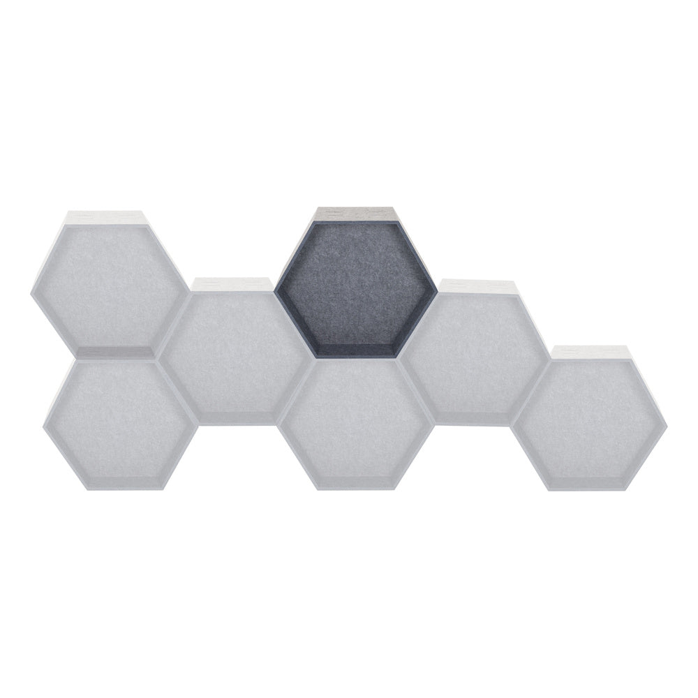 hjh OFFICE FLEXMIUT STORE B PET Trennelement Schallabsorber Büro grau29 - 4064323037507