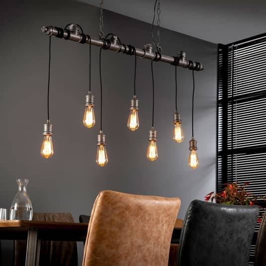 Hängeleuchte Plumblight Lampe Deckenlampe Deckenleuchte Siebenflammig E27 B-Ware - 8713244072543