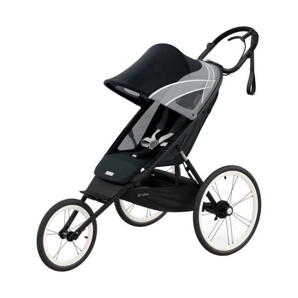 Cybex Avi Jogging Kinderwagen Komplett All Black Sportkinderwagen Sportbuggy B-Ware