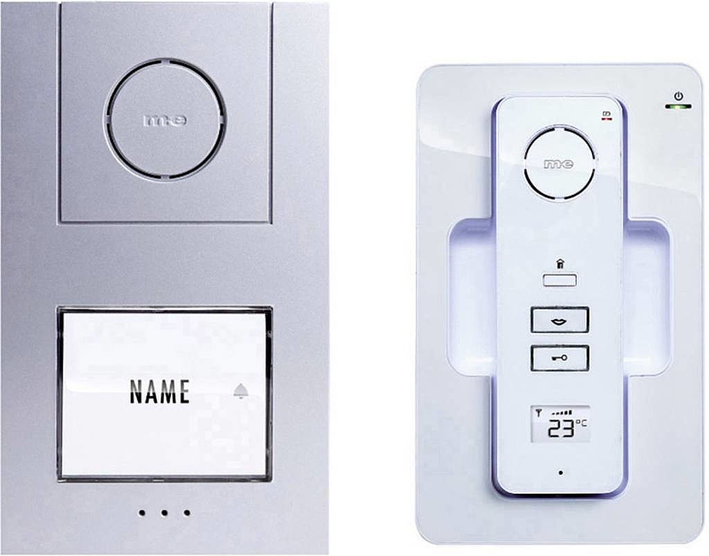 m-e modern-electronics 40941 Türsprechanlage DECT Funk Komplett-Set
