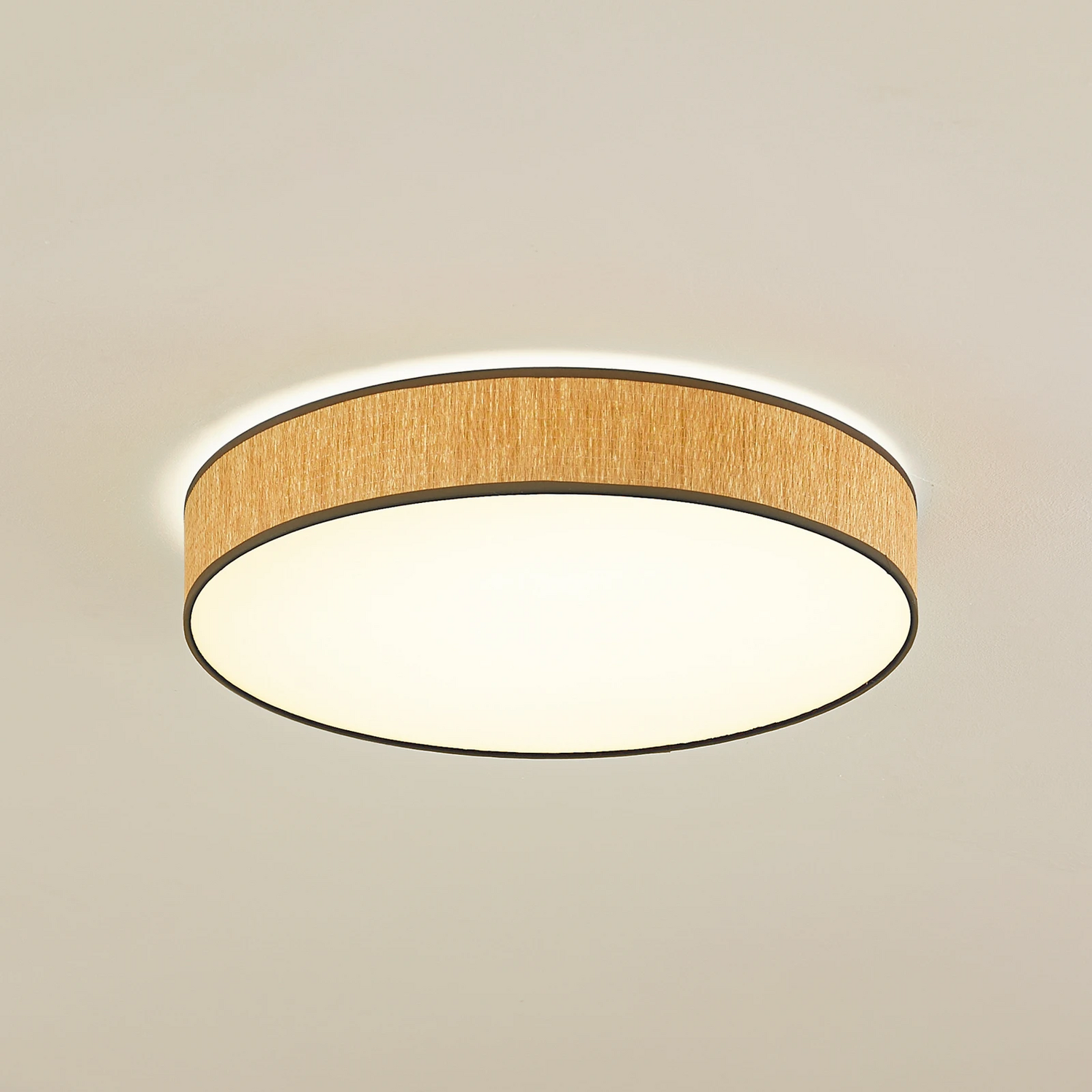 Lindby Led Deckenleuchte Jutis Beige Seetang ø 50 Cm Deckenlampe Lampe Leuchte B-Ware - 4251911794595