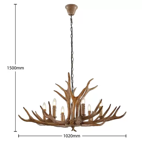 Lindby Tejask Hängelampe Geweih Hängeleuchte Pendelleuchte Deckenlampe Lampe  B-Ware