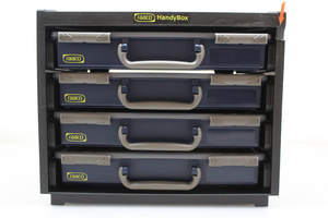 B-Ware Raaco Handy Box 26,5 X 37,6 X 31 Cm (Bestückt) 4 Sortimentskoffern Kunststoff