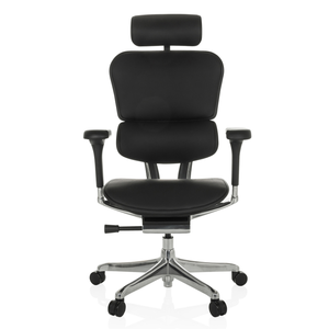 B-Ware Hjh Office Bürostuhl Chefsessel Ergohuman Gen2 Leder Schwarz Stuhl Möbel Ses770