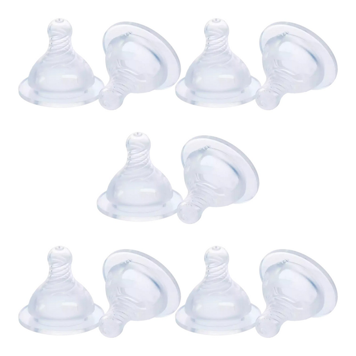 Lola&Lykke Flaschensauger ab 6 Monaten Trinksauger Trinkaufsatz Aufsatz 5 SETS