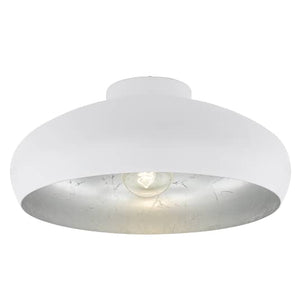 B-Ware EGLO Deckenlampe Deckenleuchte Lampe 40 cm Mogano LED E27 Leuchte Metall weiß