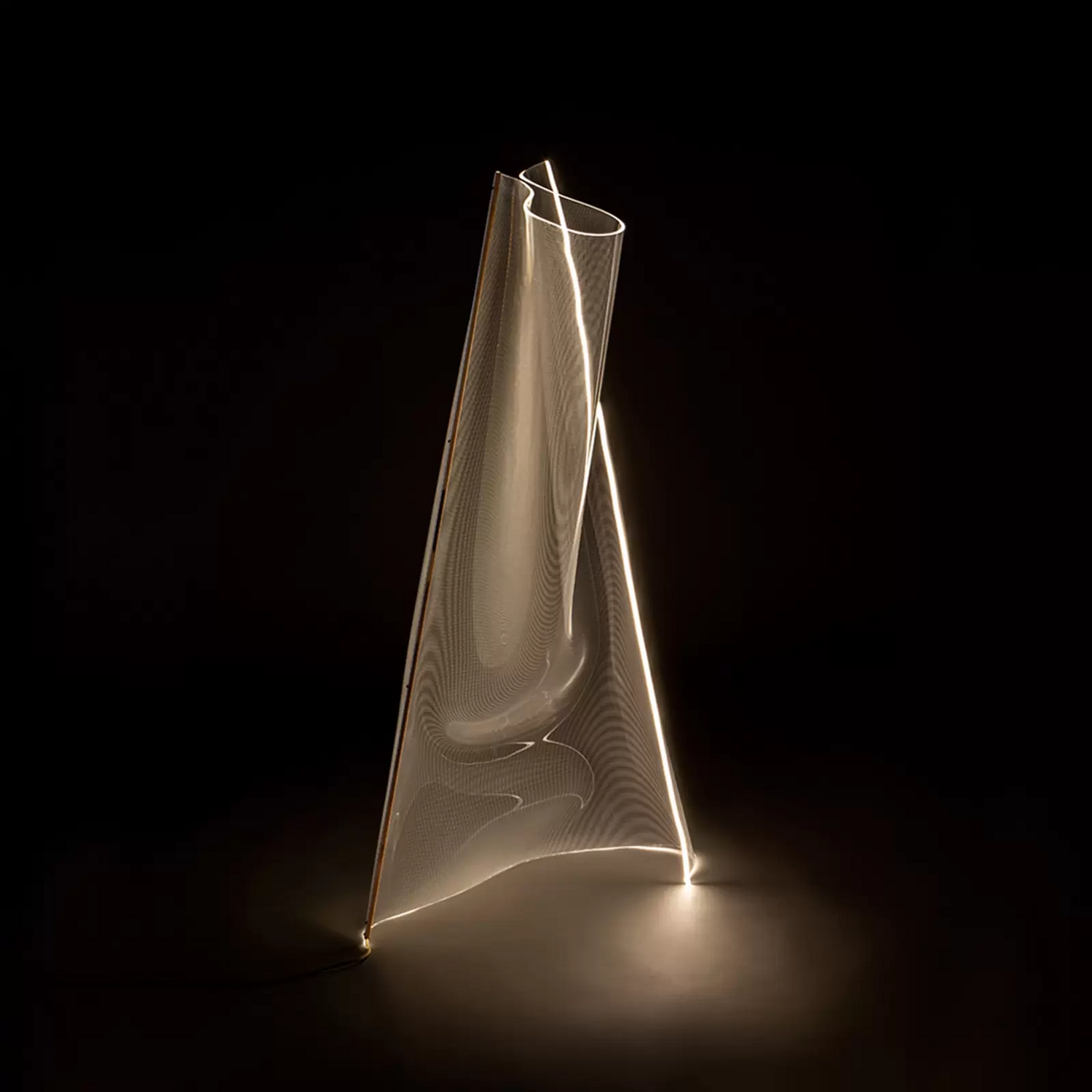 Schuller Valencia LED-Stehleuchte Velos roségold organisch geformt Stehlampe