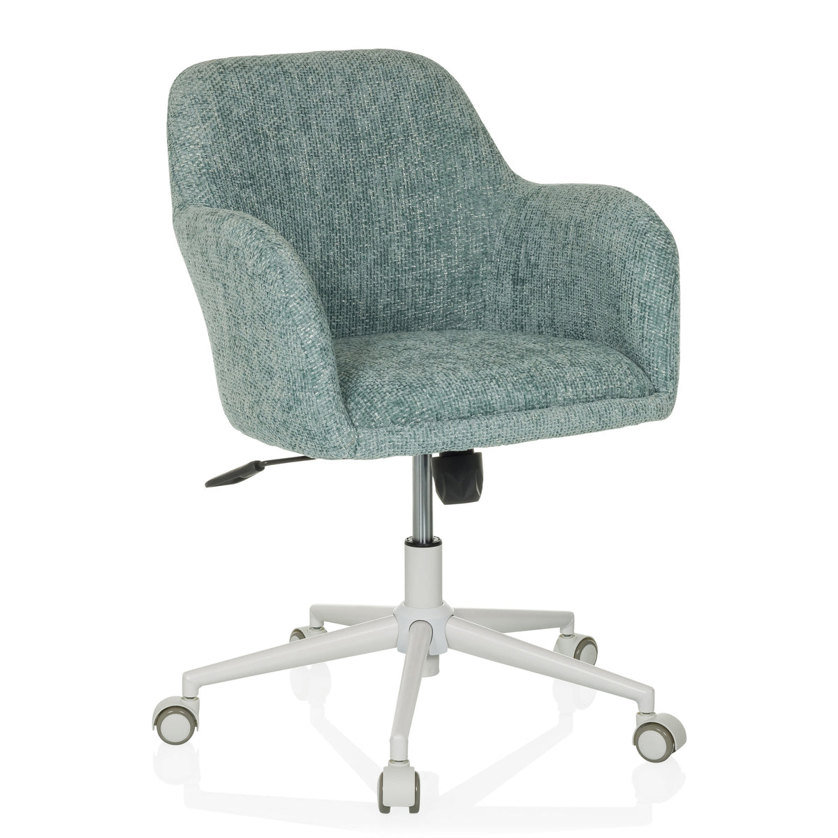 hjh LIVING Bürostuhl Drehstuhl SOLAO HOME Bouclé Stoff mint Büromöbel Möbel828 - 4064323038917
