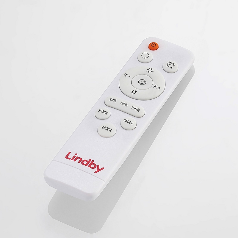 B-Ware Deckenlampe Deckenleuchte Led Lampe Arnim Weiß Kunststoff Fernbedienung Ip44 340