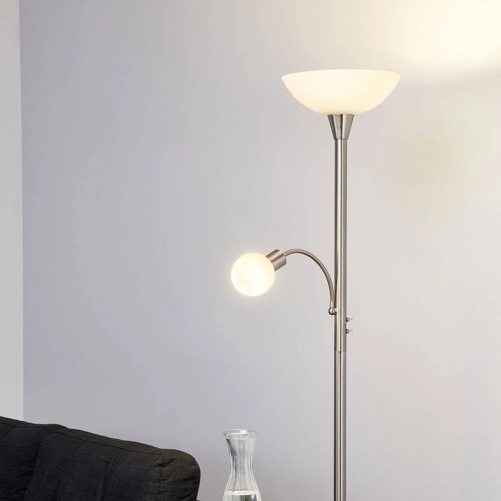 B-Ware Lindby Led Deckenfluter Elaina Leselicht Stehleuchte Stehlampe Leuchte Lampe E27