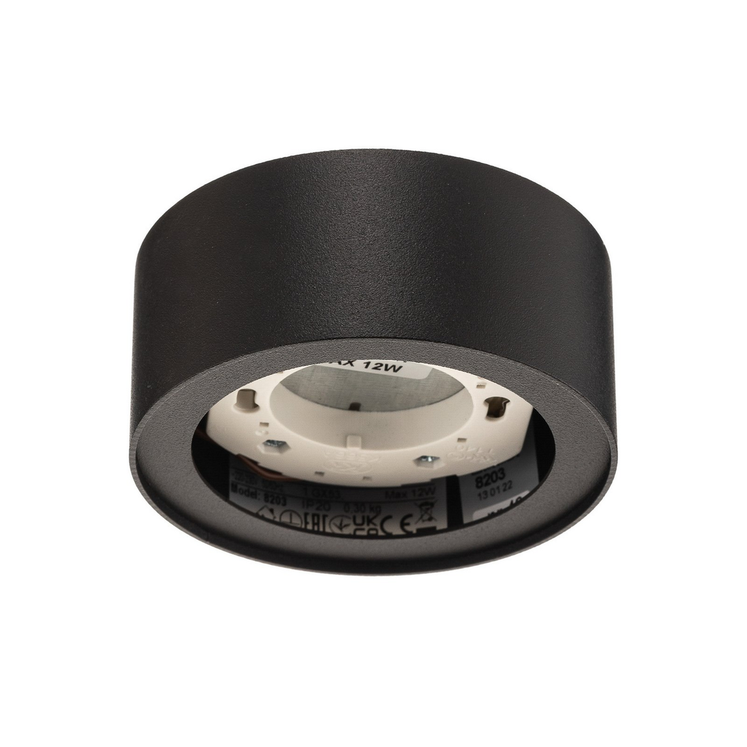 Nowodvorski-Lighting Deckenspot Flea aus Stahl schwarz Deckenlampe 13 STÜCK