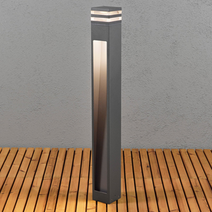 Konstsmide Massa 7945-370 Lampadaire d'extérieur à LED, éclairage de chemin, blanc chaud anthracite 