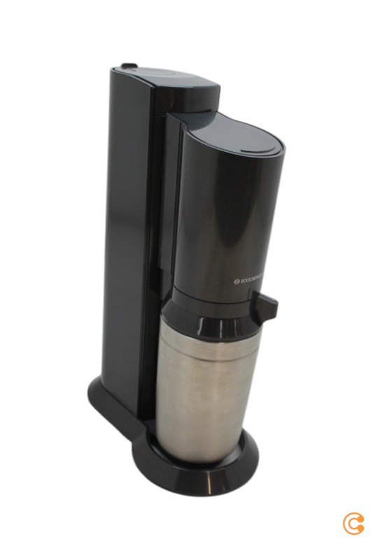 Sodastream Wassersprudler Crystal 3.0 titan Schwarz Edelstahl SIEHE TEXT/FOTO