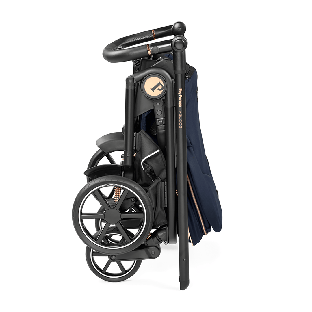 Peg Pérego Kinderwagen Veloce Blue Shine 23/24 Reisebuggy Kombi Kinderwagen B-Ware