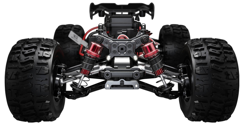 Voiture miniature radiocommandée Mjx Hyper Go Black Gold Brushless 1:14, modèle Truggy électrique (occasion).