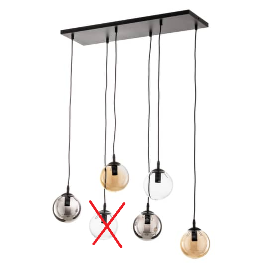 Euluna Hängeleuchte Glassy Pendelleuchte Deckenlampe Lampe Licht SIEHE TEXT/FOTO