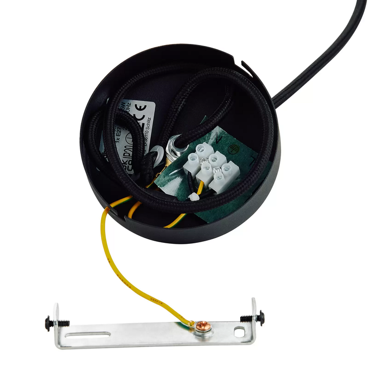 Lindby Hängeleuchte Venora ø 40 Cm Einstufig Bambus E27 Deckenlampe Lampe S61 B-Ware
