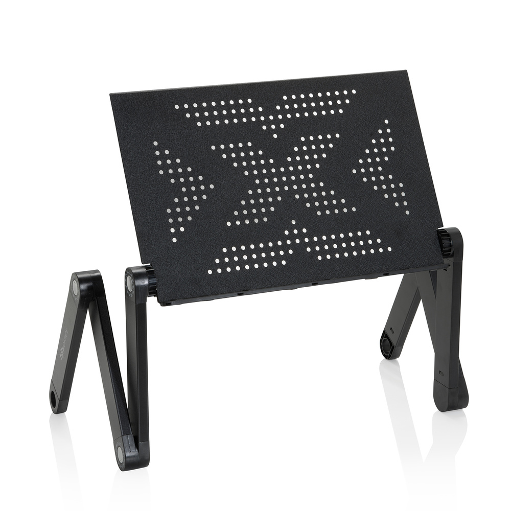 Hjh Office Sitz Steh Schreibtischaufsatz Laptopständer Klappbar Schwarz B-Ware
