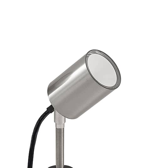 Prios Zivani LED-Außenstrahler Sockelleuchte Außenleuchte Lampe Erdspieß 3er-378