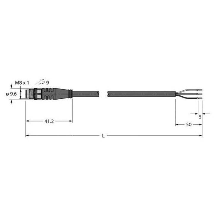 Turck 6630142 Sensor-/Aktor-Anschlussleitung Leitung Anschlusskabel Kabel