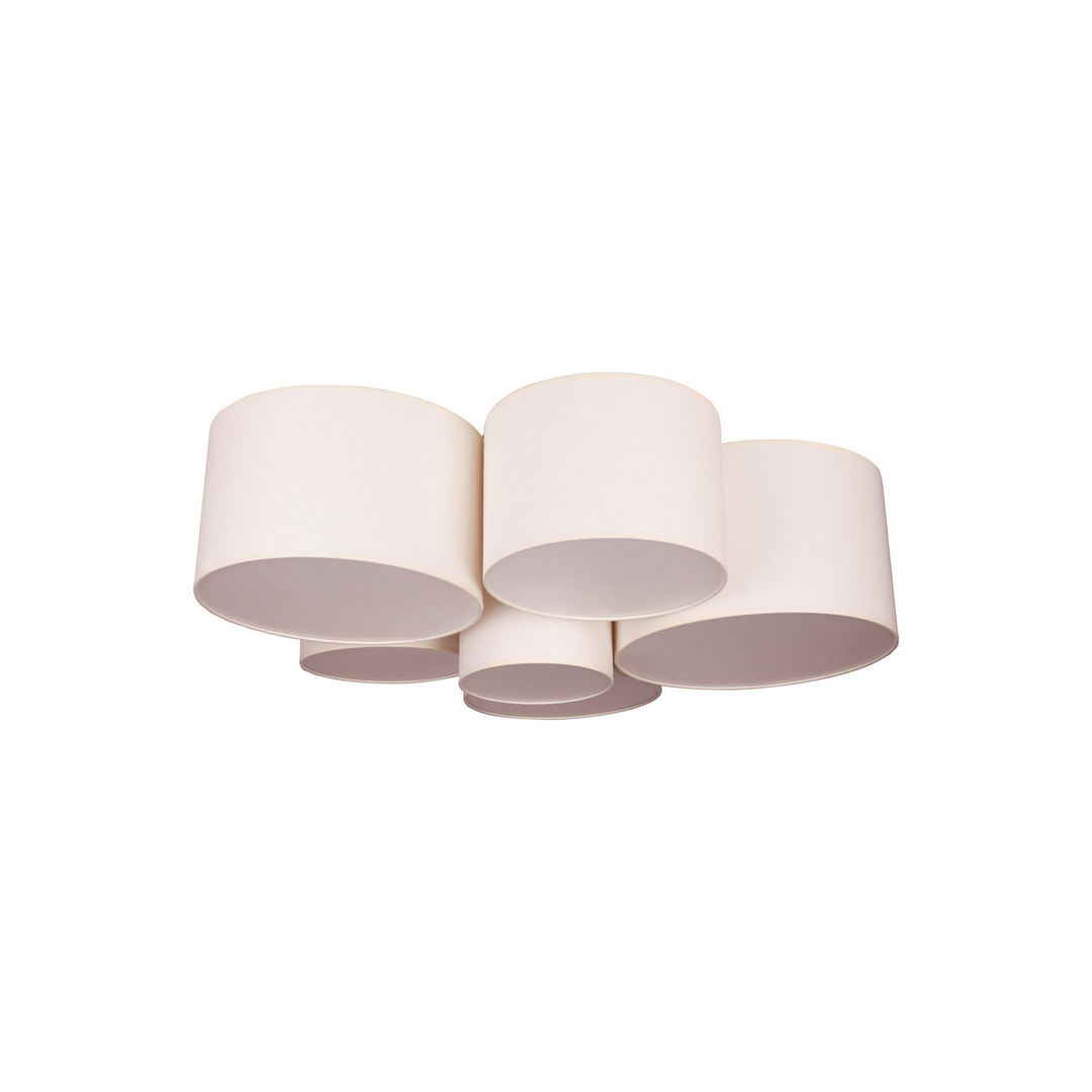 Euluna Lodge Deckenleuchte 6-flg beige Deckenlampe Lampe Leuchte Spot Licht E27