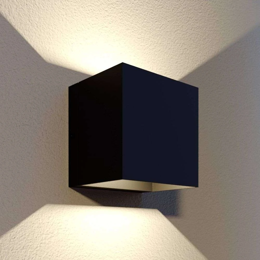 Lindby Glyn Led Außenwandleuchte Gartenlampe Wandleuchte Led Außenlampe Schwarz B-Ware