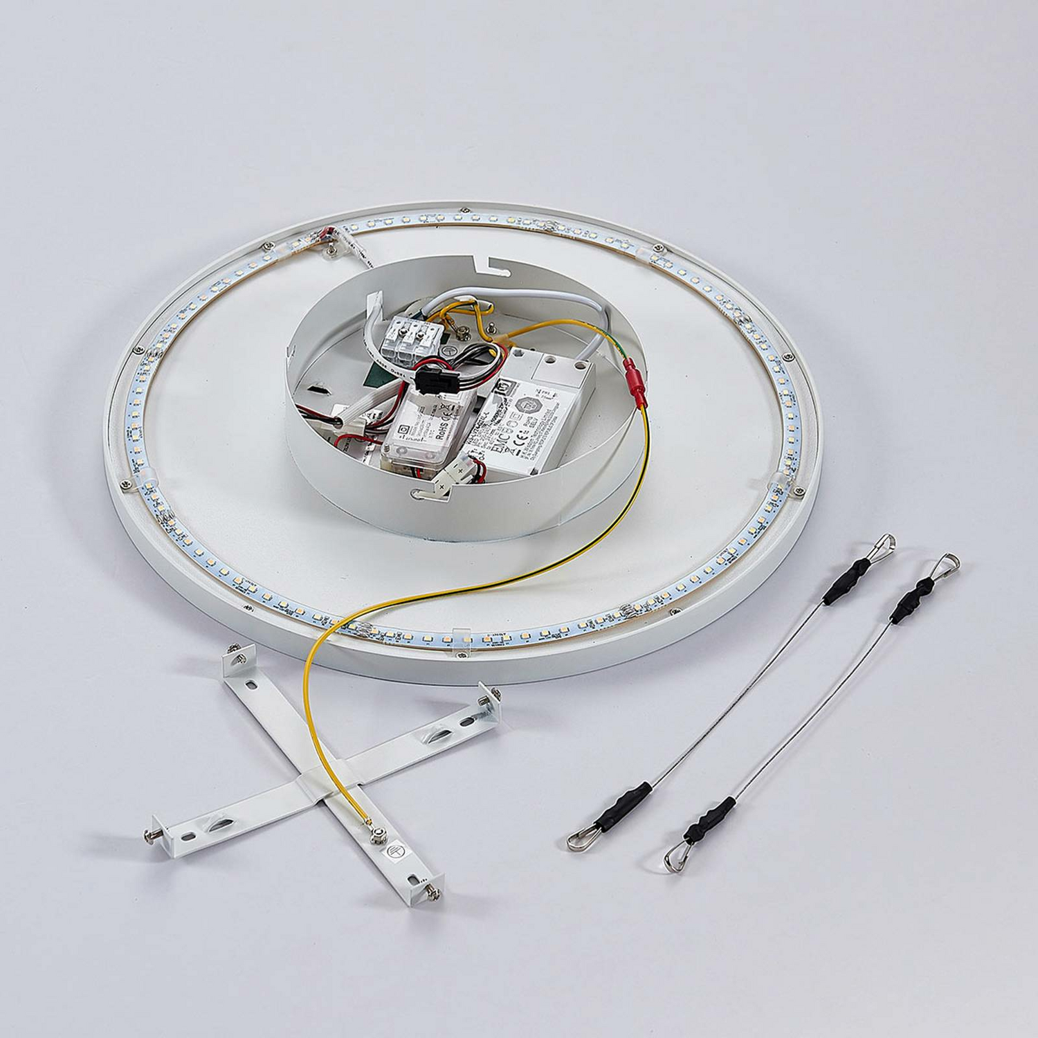 B-Ware Led Deckenleuchte Deckenlampe Arcchio Lampe Weiß Aluminium Fernbedienung 40 Cm