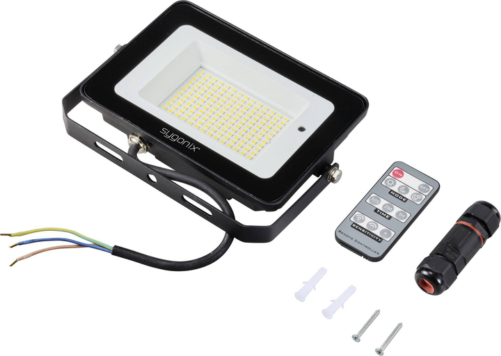 Sygonix  SY-5995284 LED-Außenstrahler mit Bewegungsmelder EEK: C (A - G) 30 W