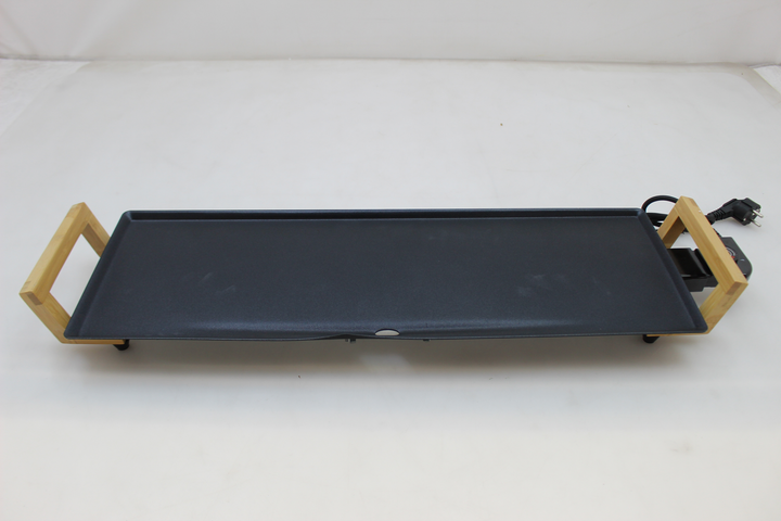 Bestron elektrischer Tischgrill XL Teppanyaki Grillplatte im Asia Design 1800 W