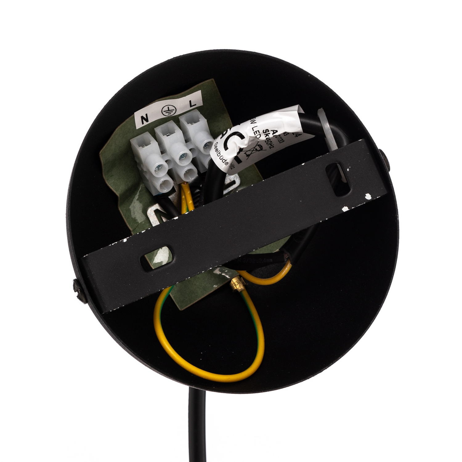 Hängeleuchte Mudoni Mr 937 1 Flg. Schwarz/Opalglas Hängelampe Leuchte Lampe 257 B-Ware - 8681875649222