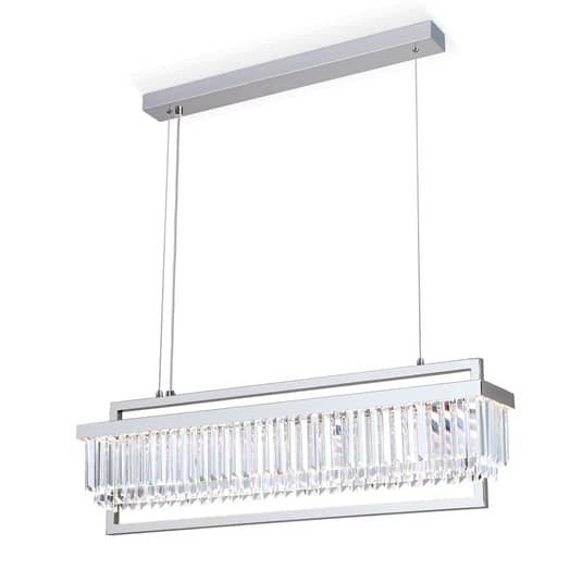 Orion LED-Pendelleuchte Prism Hängeleuchte Hängelampe Leuchte LED länglich chrom - 9003090268603