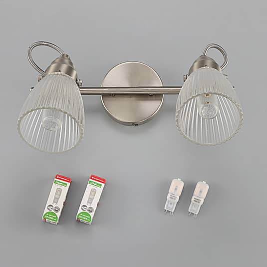 B-Ware Lindby Bad Wandleuchte Kara Flurleuchte Deko Bilderleuchte Wandstrahler G9 Led