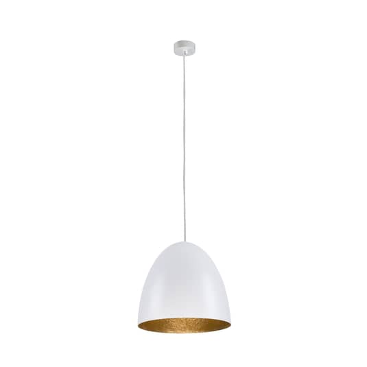 Nowodvorski Pendelleuchte Egg M Hängeleuchte Deckenlampe Lampe Metall Weiß B-Ware - 5903139902199