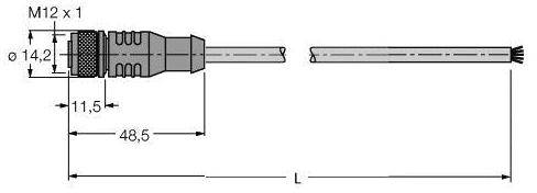Turck 6931922 Sensor /Aktor Steckverbinder Konfektioniert Industriestecker B-Ware - 4047101384895