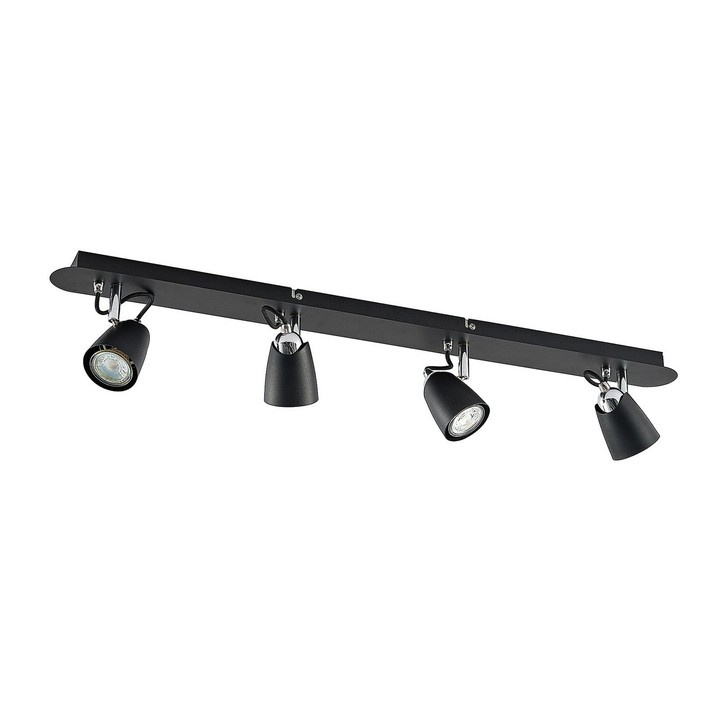 Lindby Noria Deckenstrahler Deckenlampe Deckenlampe Strahler schwarz dimmbar