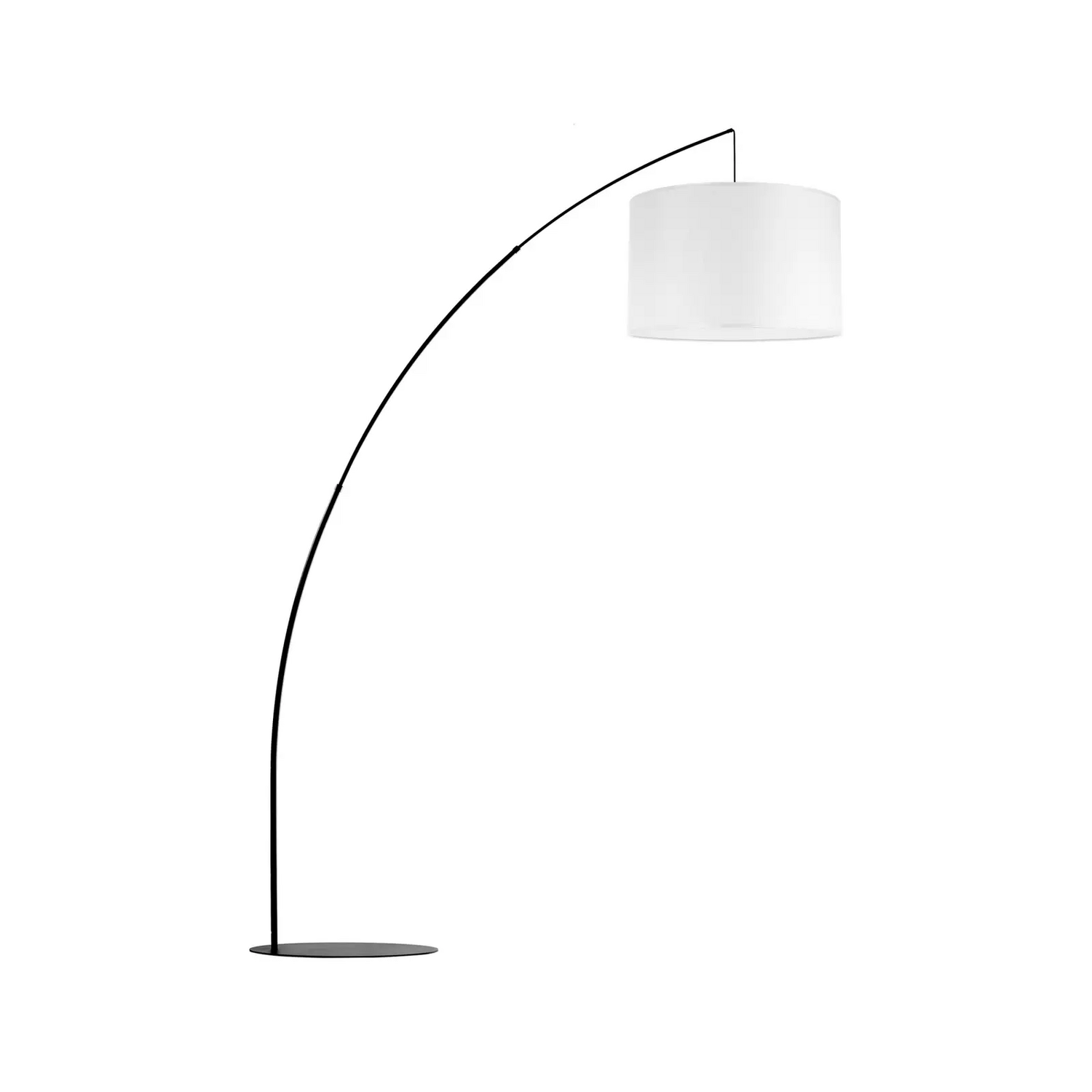 Stehleuchte Moby White Mit Textilschirm Wohnzimmerlampe Leselampe Leuchte E27 B-Ware - 5901780530600