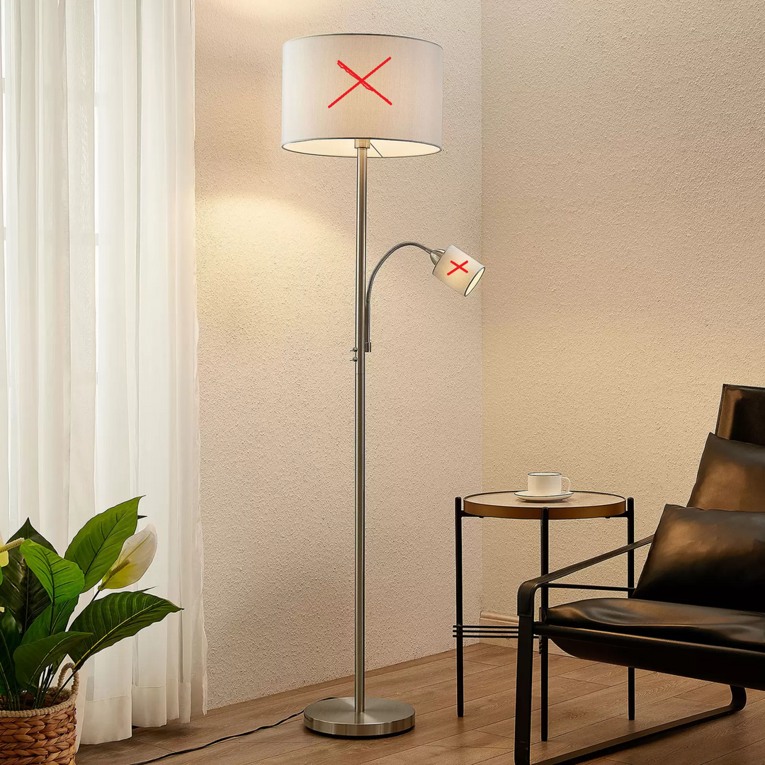 Lindby Colima Stehleuchte Stehlampe Standlampe Leselampe E27 SIEHE TEXT/FOTO