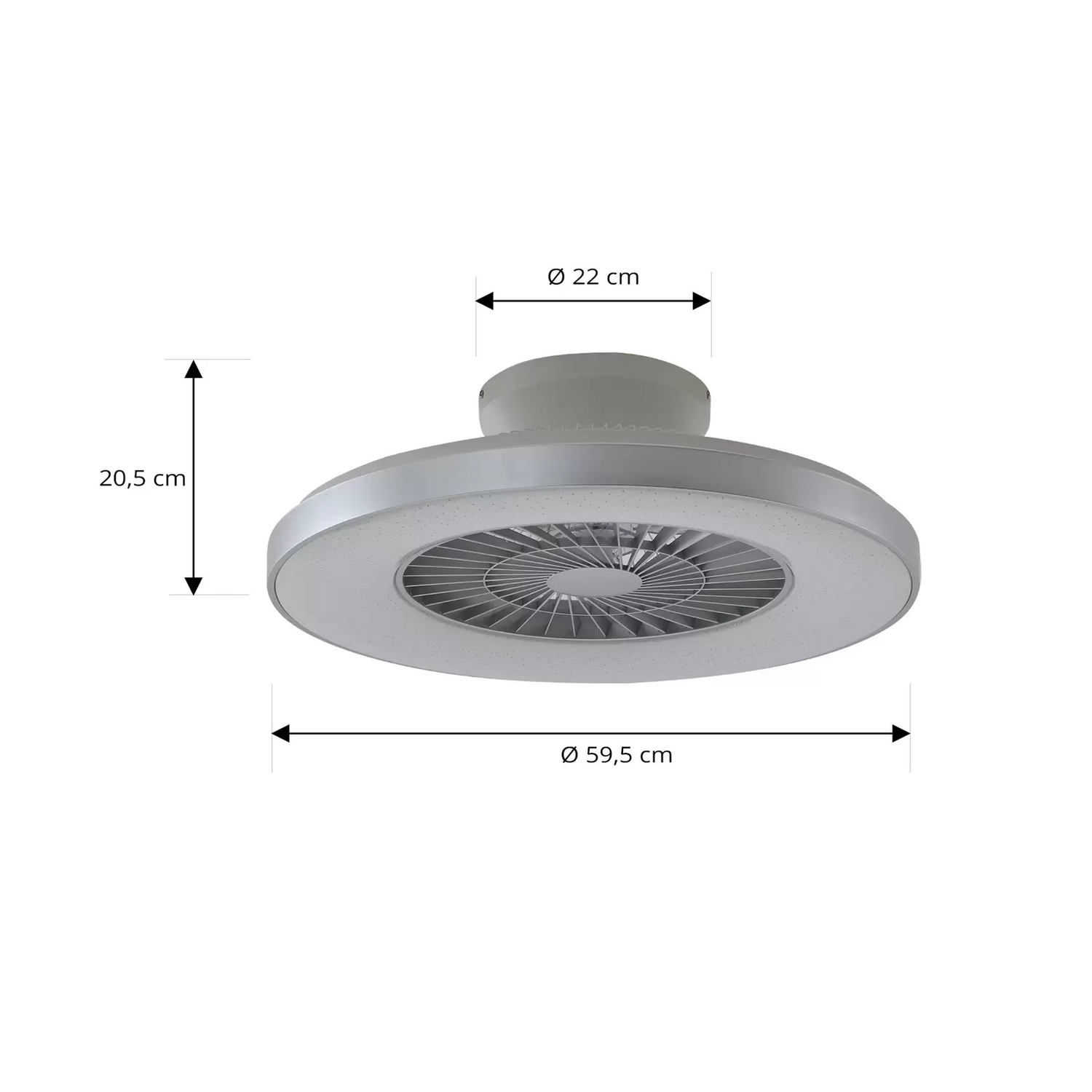 B-Ware Lindby Smart Paavo Led Deckenventilator Ventilator Lüfter Deckenlampe Lampe Led
