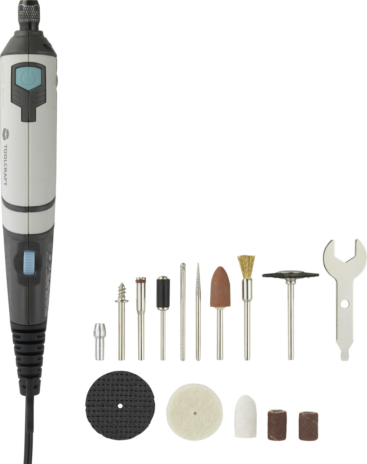 B-Ware Toolcraft Graviergerät Gravierer Professional 18 V/Dc Mit Zubehör Inkl. Koffer