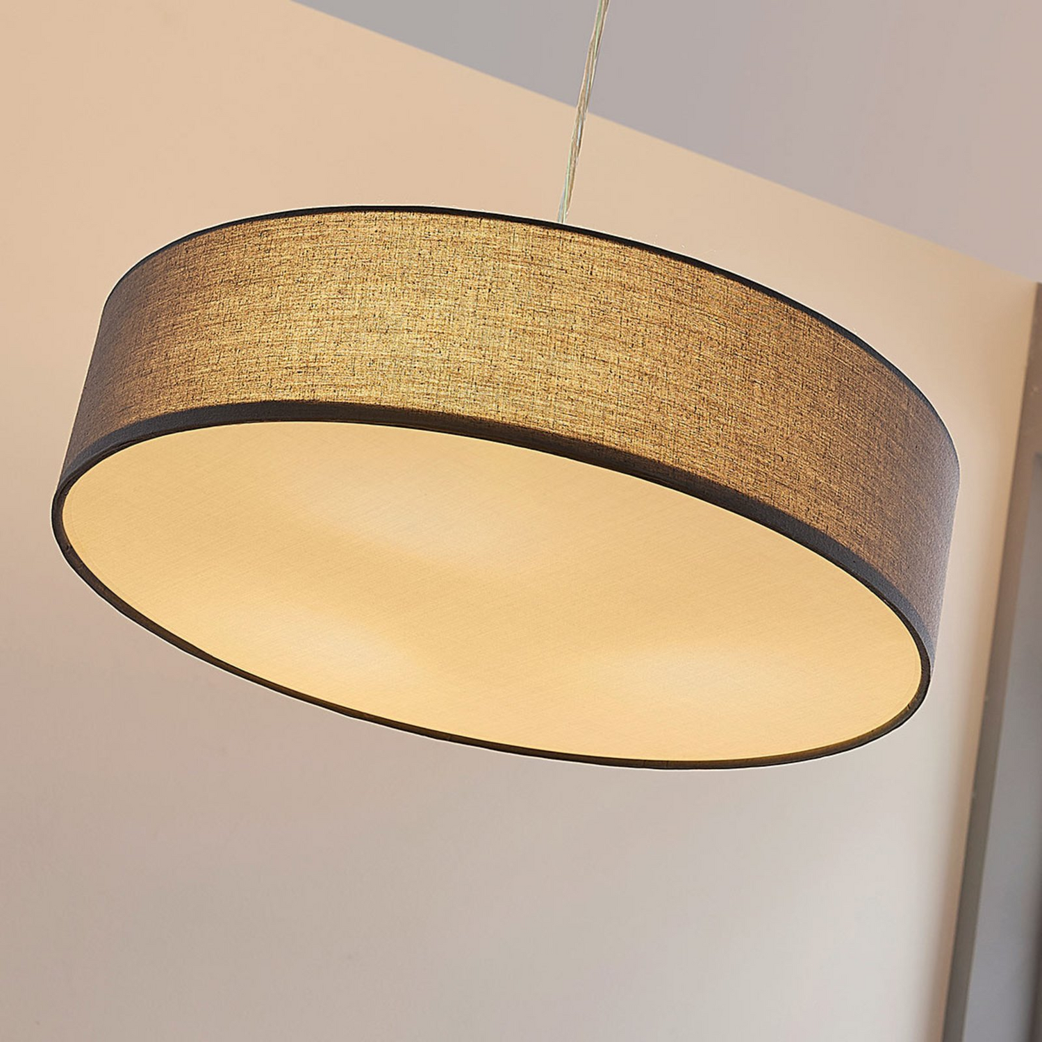 B-Ware Lindby Hängeleuchte Sebatin Deckenlampe Pendelleuchte Lampe 3 Flm E27 Grau845