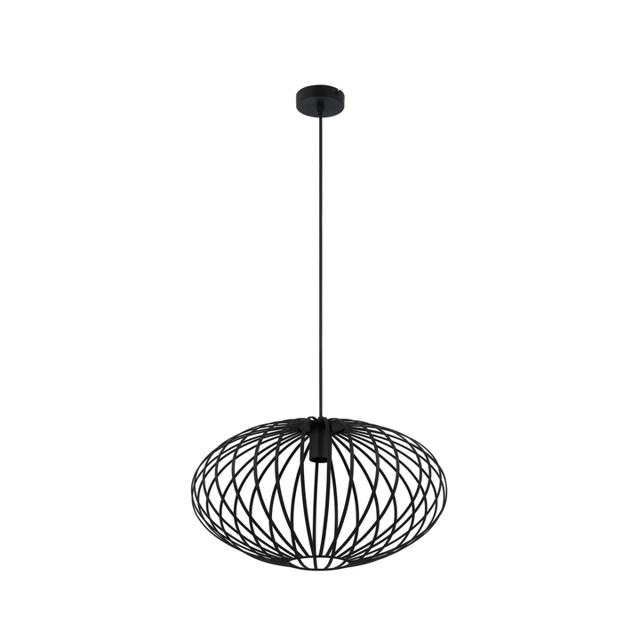 Lindby Maivi Hängeleuchte Deckenleuchte Pendelleuchter Lampe Käfig schwarz 50 cm