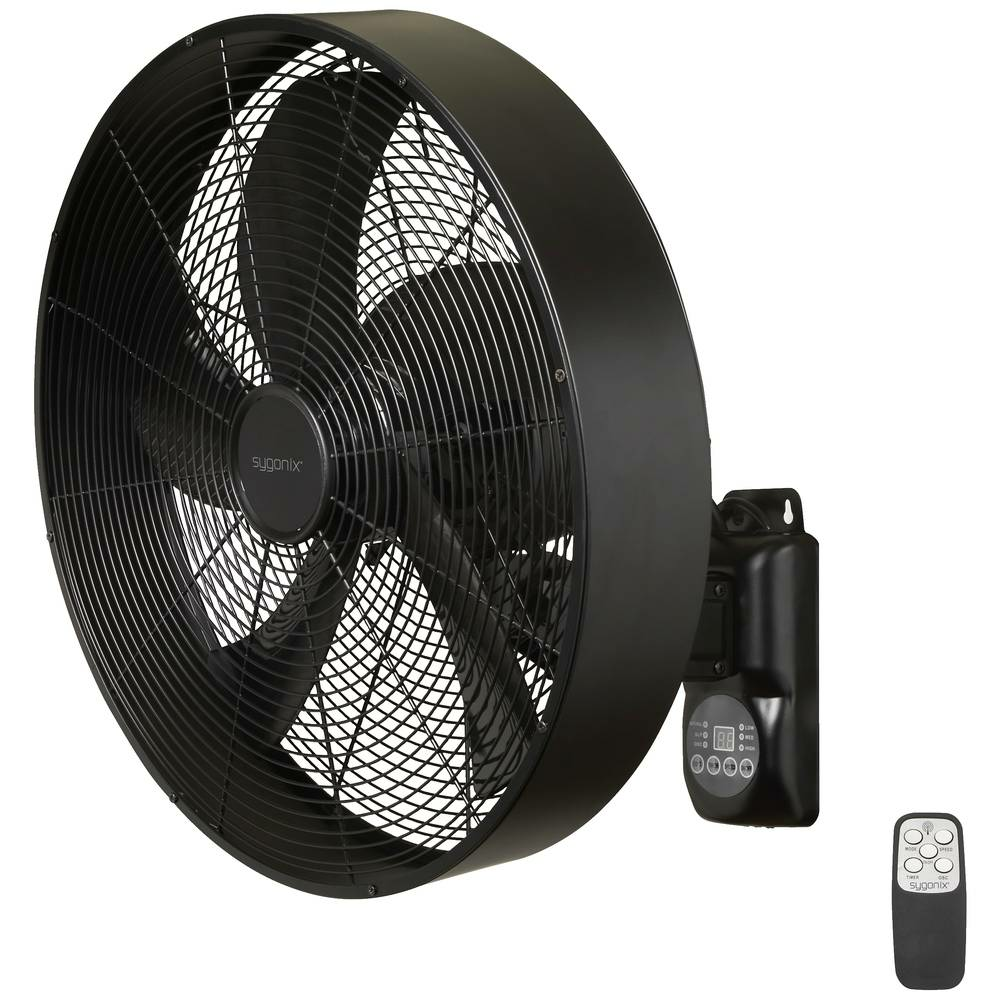 D-Ware Sygonix Wandventilator Sy 5237266 Ventilator Fernbedienung Metall Defektware - 4064161228365