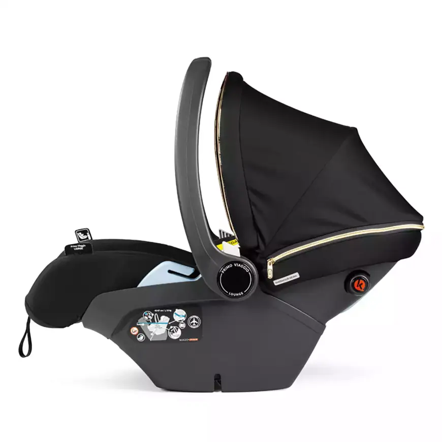 B-Ware Peg Perego Sitz Lounge Graphic Gold Kindersitz Auto Babyschale Babysitz Wanne