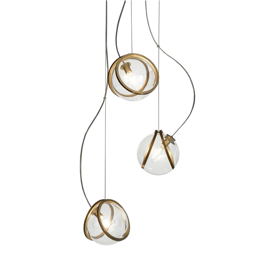 Terzani Pug 3 Light Pendant Pendelleuchte Hängeleuchte Deckenlampe Lampe G4 B-Ware - 9000125