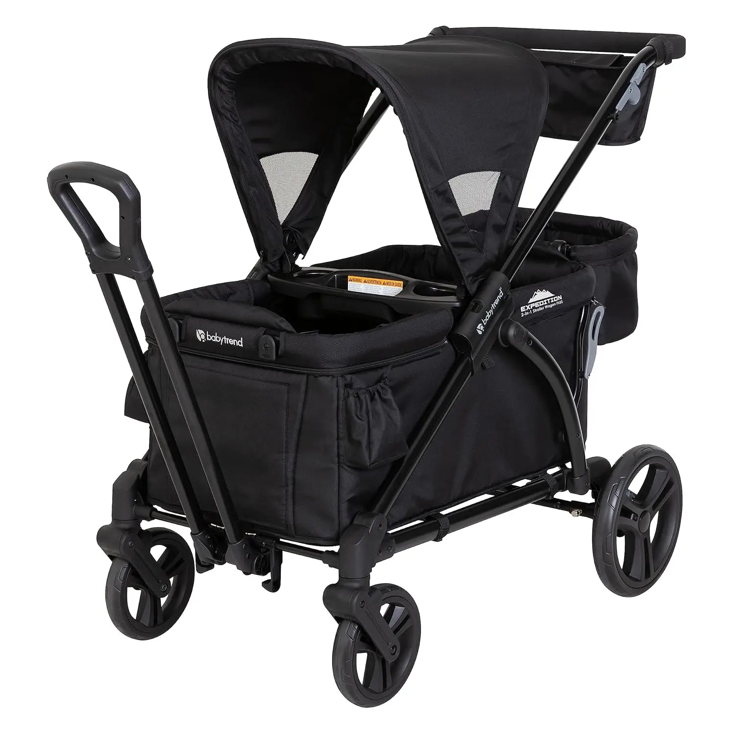 B-Ware Baby Trend Kinderwagen Wagen Buggy Ultra Black Sitzplatz 2 Kinder Laderaum 5418