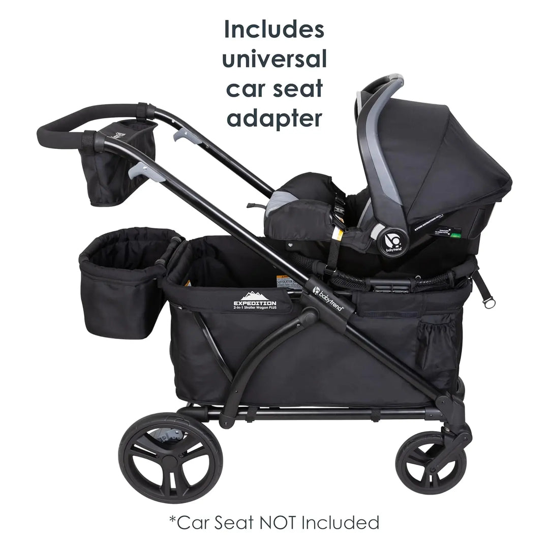 Baby Trend Kinderwagen Wagen Buggy Ultra Black Sitzplatz 2 Kinder Laderaum 50kg B-Ware - 90014035884
